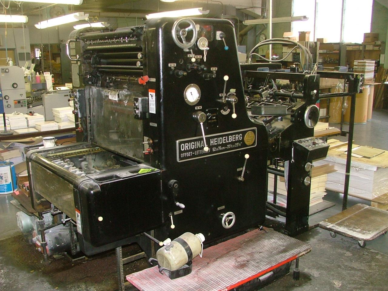 Heidelberg sorm single color